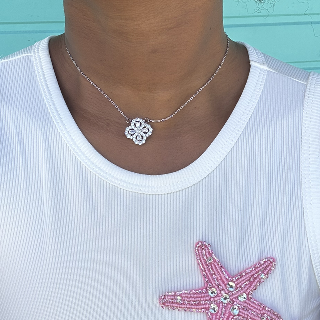 Collier Nohemie -Argente 
