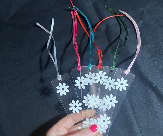 3 Flowers Bookmark 