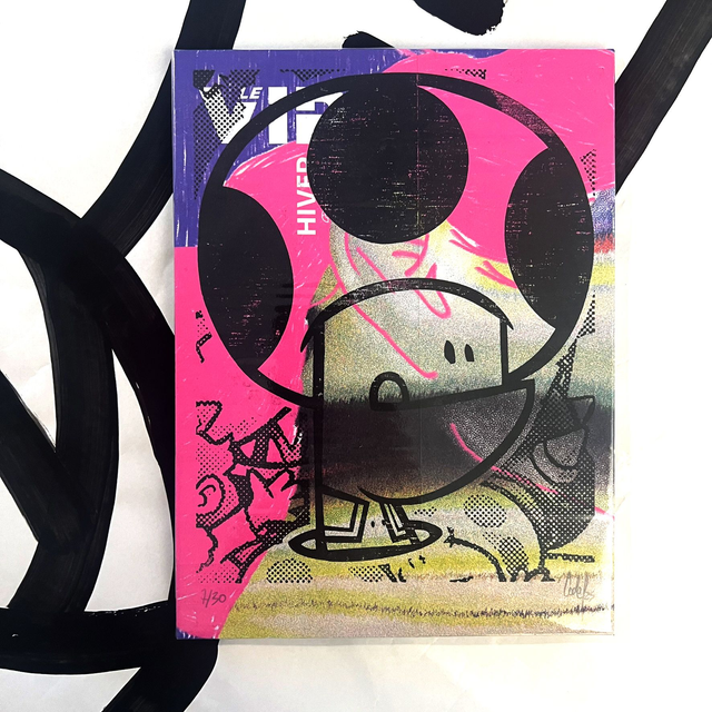 Xylo TOAD VIP fluo 18x24 cm sans cadre