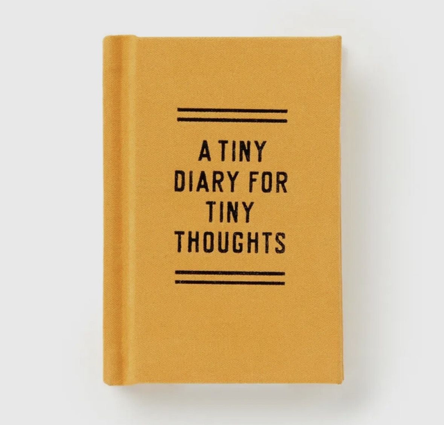 a tiny diary for tiny thoughts