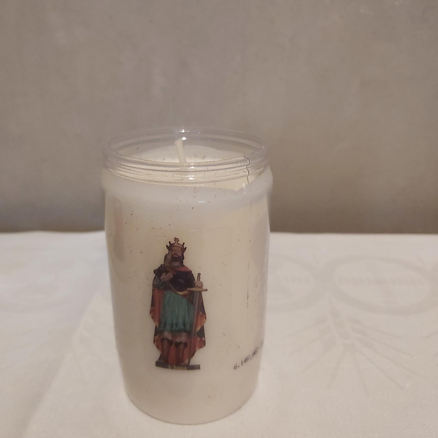 Ontsteken van een Tridiumkaars