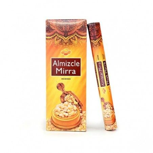 Caja GRANDE  6 uni. Incienso Sac Almizcle Mirra