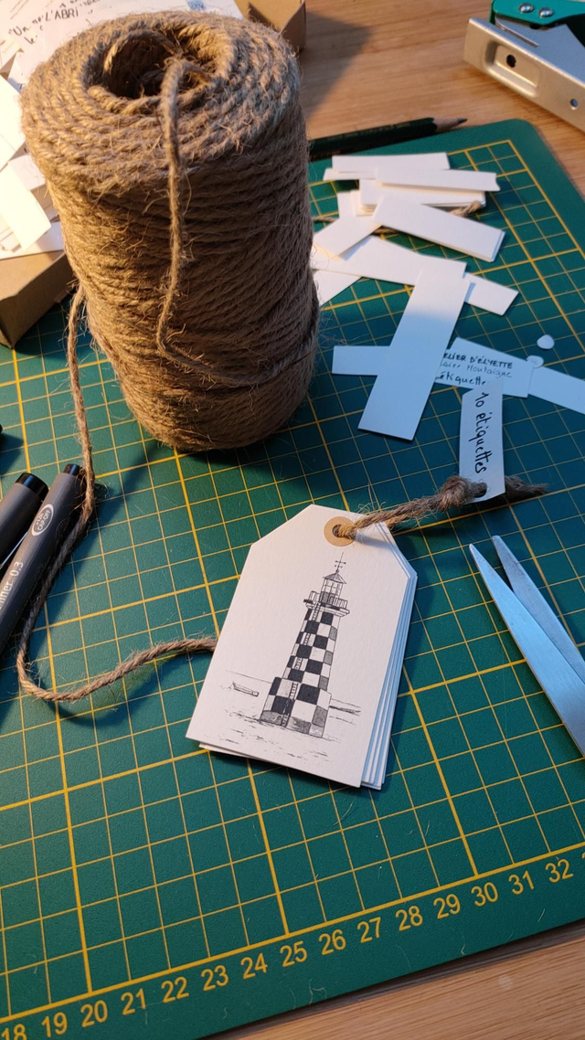 10 Étiquettes - Jeter l'Encre