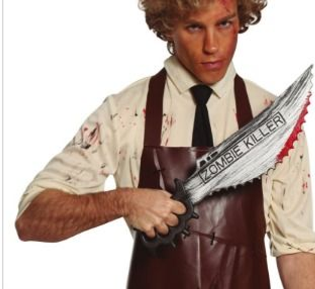 HALLOWEEN ,  26699 COLTELLO  ZOMBIE KILLER  50 CM