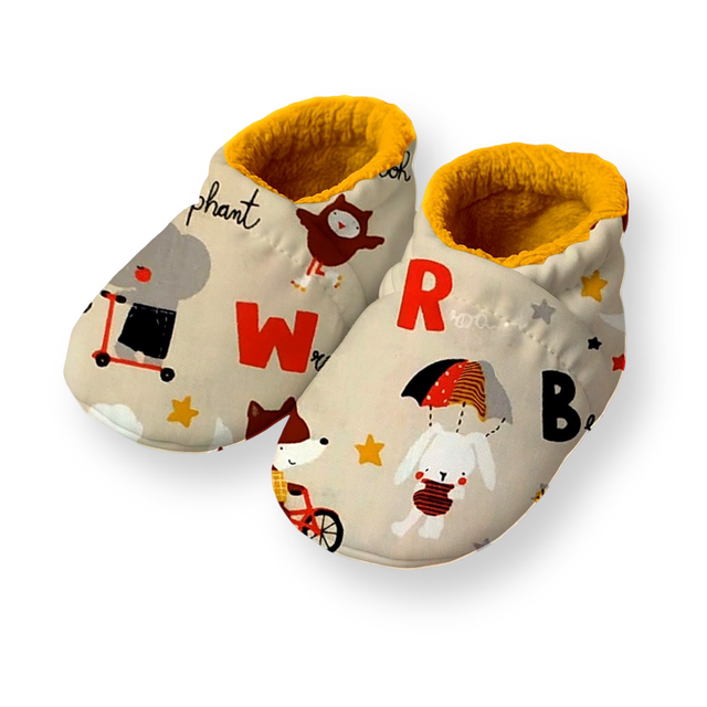 Chaussons Souples Alphabet des Animaux