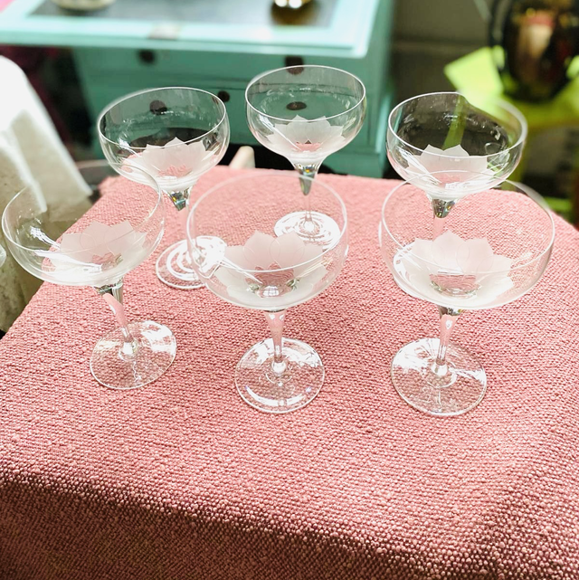 Sektschalen Champagner Glas Lotus Rosenthal 