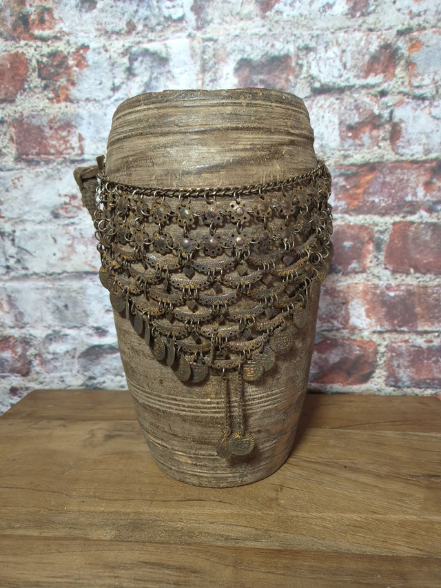 Nepalese pot + ketting (recht) &#039;2&#039;