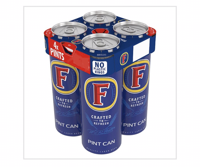 Foster's Quality Lager Beer 4 x 568ml 