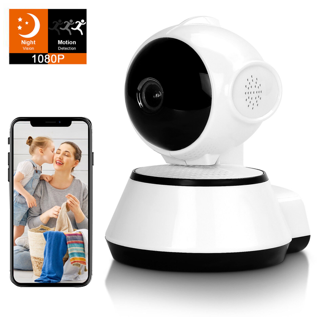 1080P HD Wireless IP Security Camera Indoor Home CCTV Baby Dog Pet WIFI Monitor