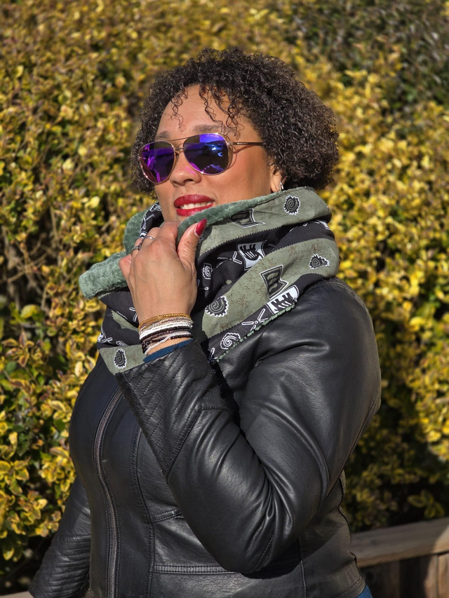 Imprimé vert - double