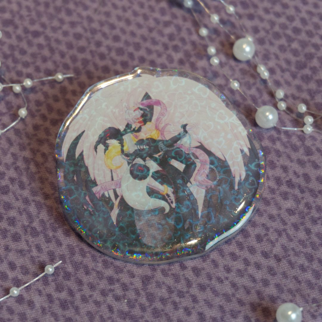 Pin Angewomon x Ladydevimon