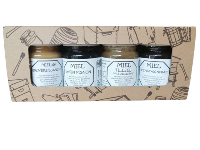 Coffret 4 miels