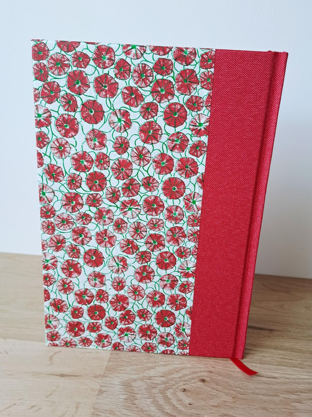 Carnet A5 Coquelicots