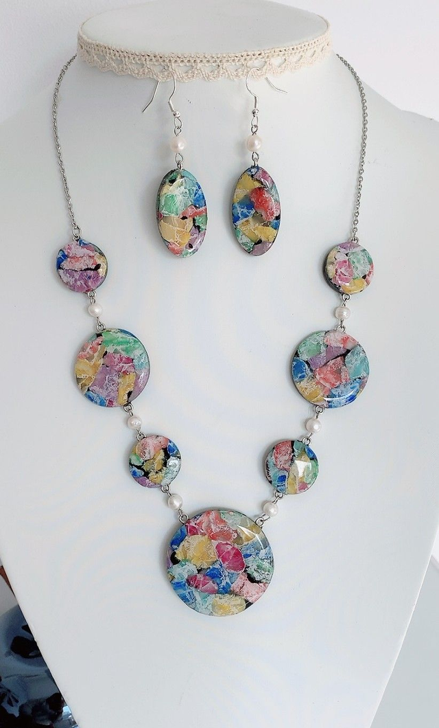 Parure Arc-en-ciel de Vie "