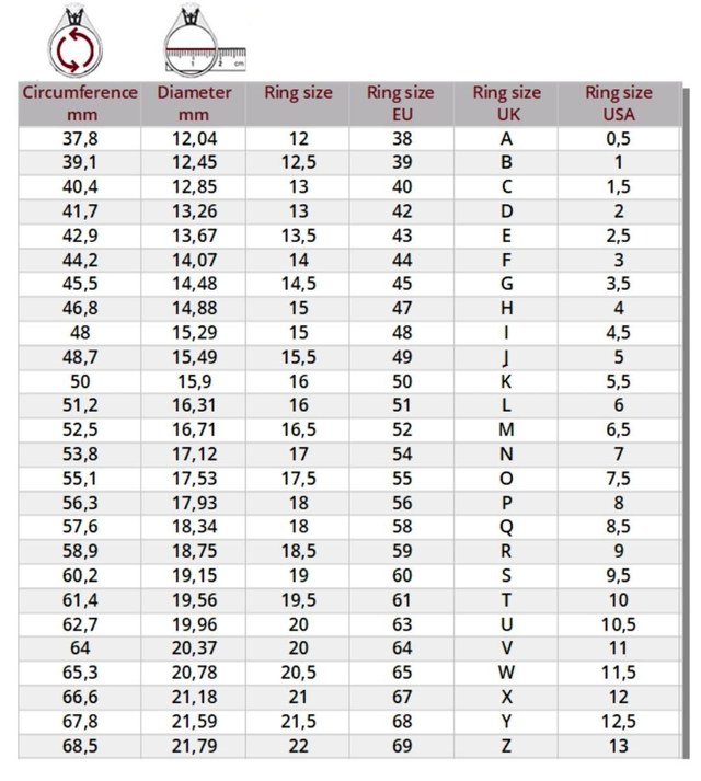 Rings available in 2 styles