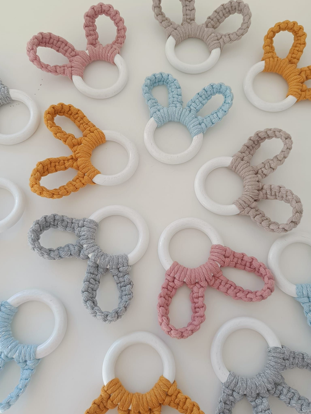 Mini Macrame Bunny Hanger | Easter decoration