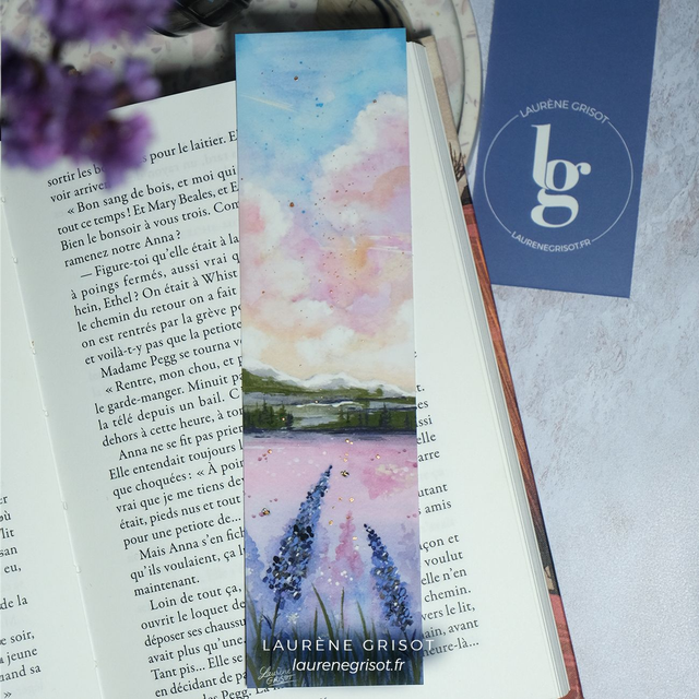 Flowery field (bookmark)