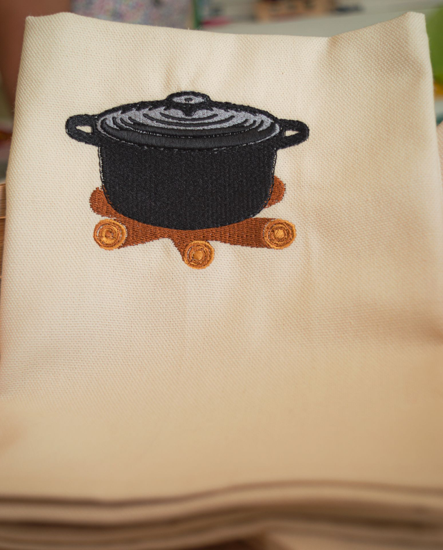 Torchon motif "Marmite"