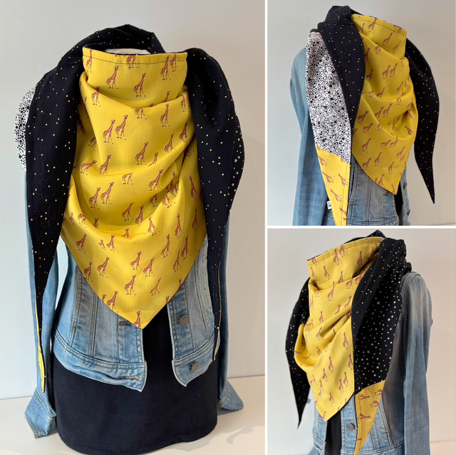 Maxi Chèche E295 Patchwork double Été