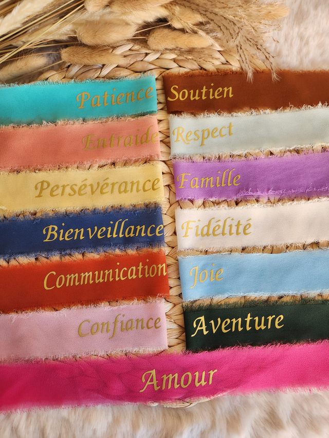 Rubans pour Cérémonies Laïques