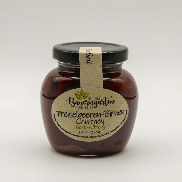 Preiselbeeren-Birnen-Chutney 225g