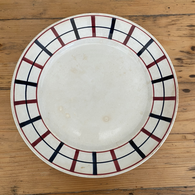 Plat rond vintage « béard »