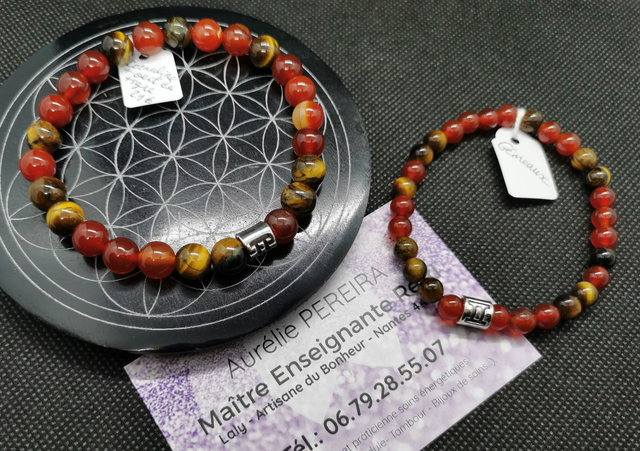 Bracelet Astro Gémeaux 6mm / 16cm