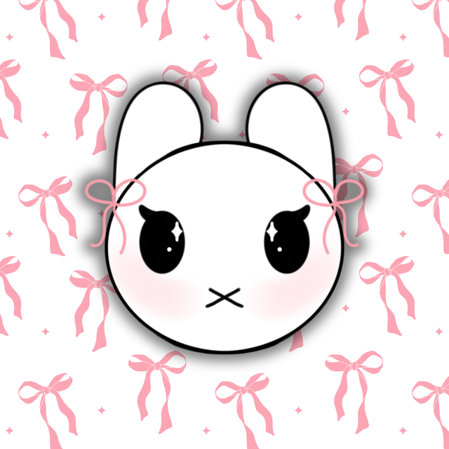 Miffy Pink Bows Sticker