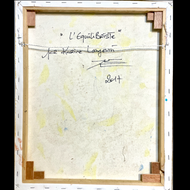 L’Equilibriste - 38x46cm - 2017