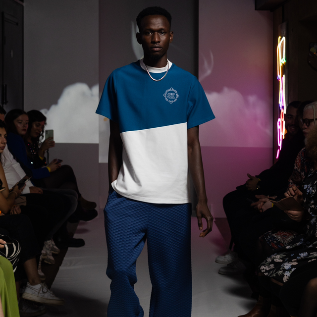 T-SHIRT OVERSIZE BICOLORE