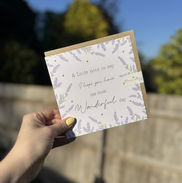 Lavender Breeze - A little note to say 