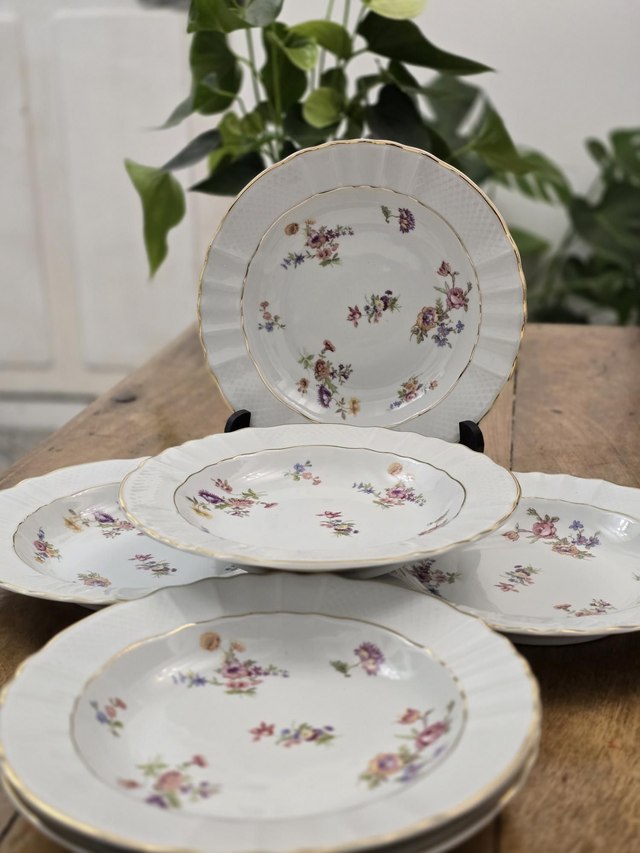 Assiettes creuses Limoges Bernardaud 