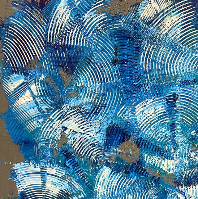 Où est le Bleu ? - Huile 100x120cm - 2009