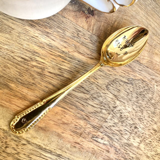 Cuillère à Expresso/à café dorée 