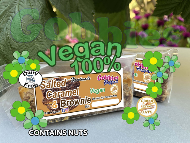 Vegan Salted Caramel Brownie