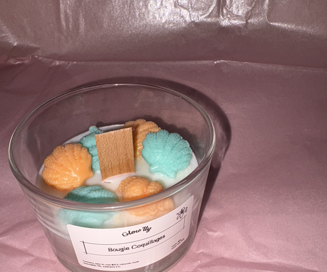 Bougie Coquillages 