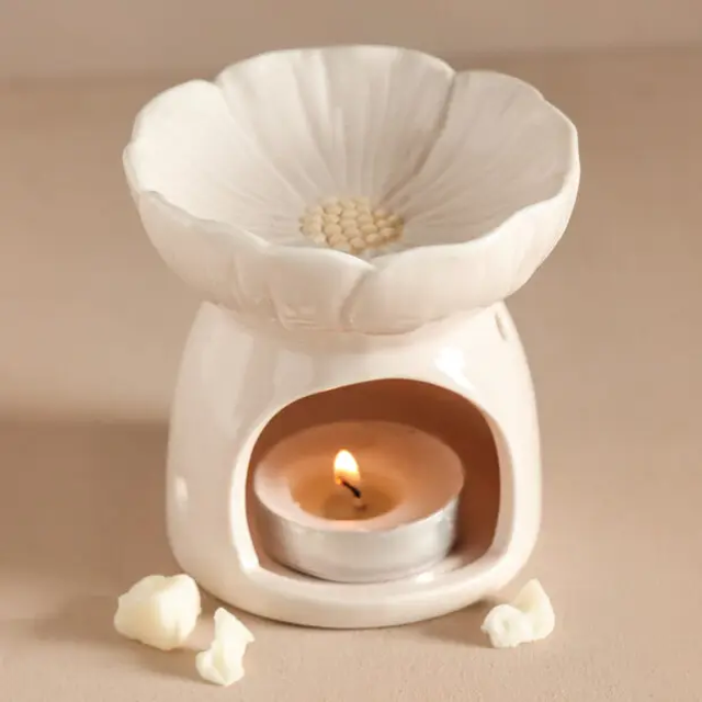 Pink Blossom Ceramic Wax Burner