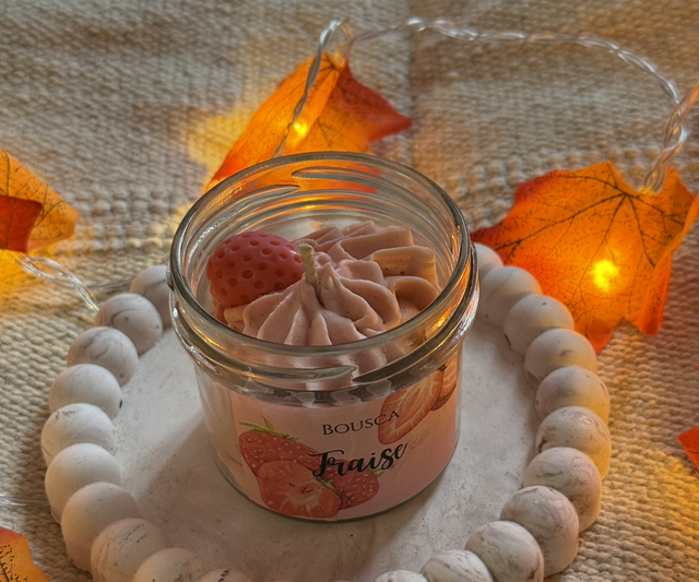Mini bougie-Fraise 