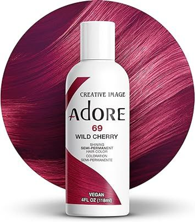 Adore Shining Semi-Permanent Hair Color 118 ml (69 Wild Cherry)