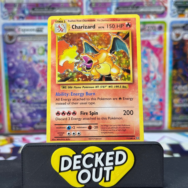 Pokémon TCG - Charizard Holo Rare - 011/108 - XY Evolution - English