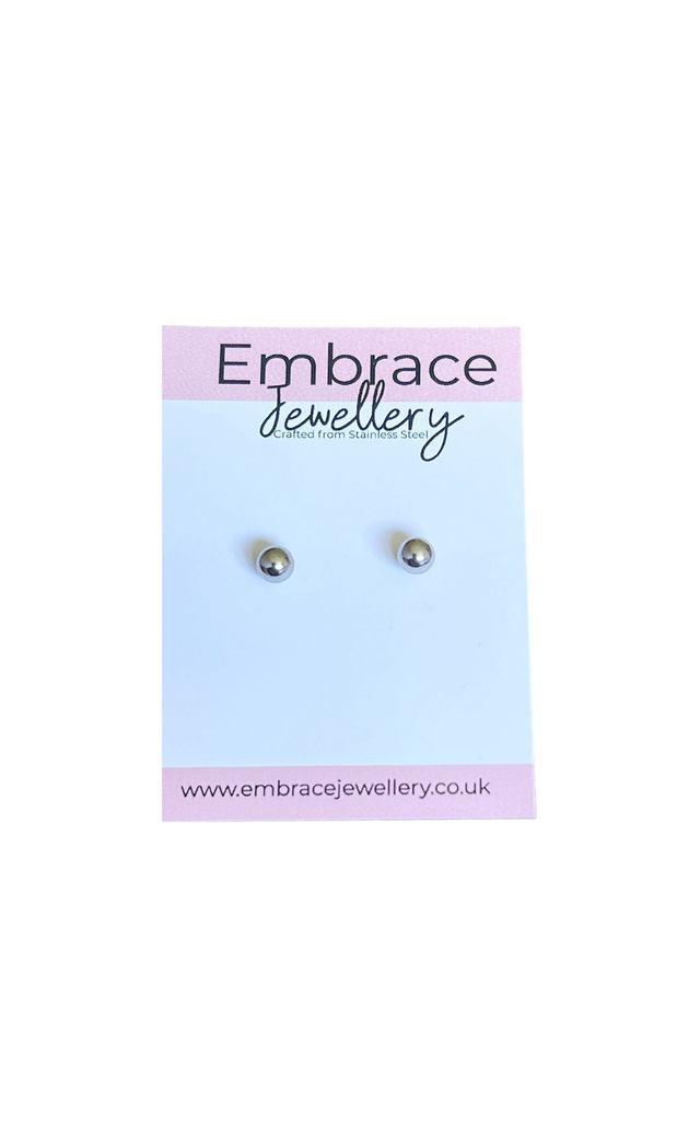 Classic Ball Mini Comfort Back Stud Earrings