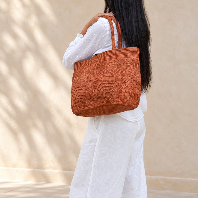 Sac Elora en raphia de Madagascar