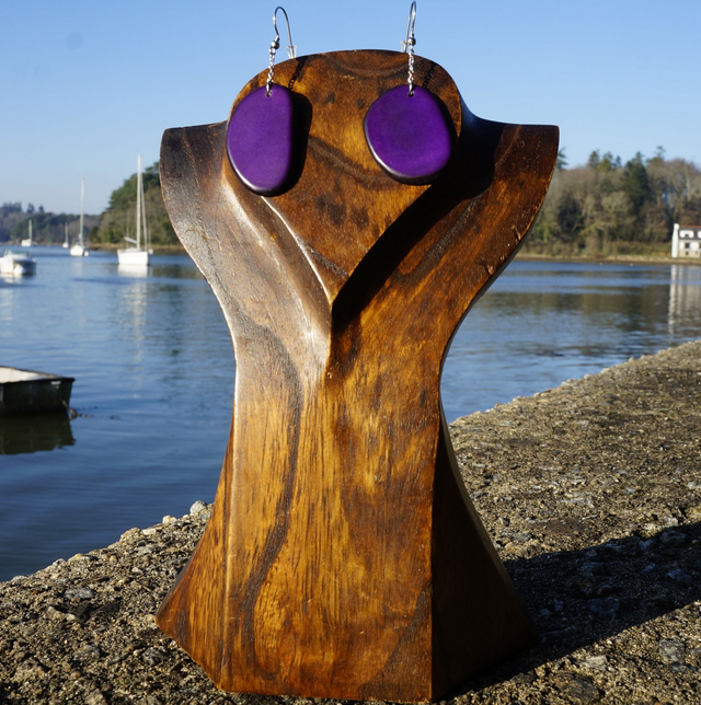 Chips violette avec chainette