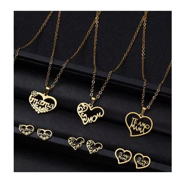 Parure 3 pièces en acier inoxydable 316L 