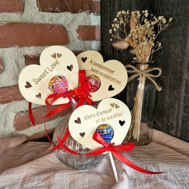 Sucette Coeur de Lollipop