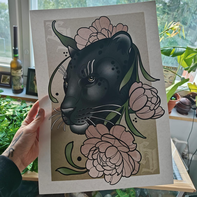 "PANTTERI" - A3 PRINTTI