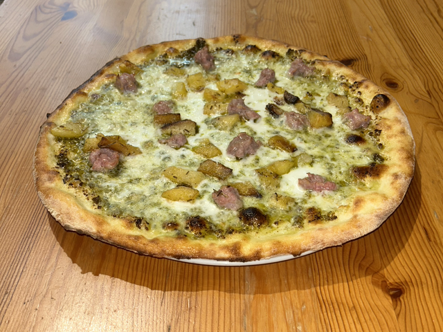 Crema dí basilico salsiccia e patate Maxi