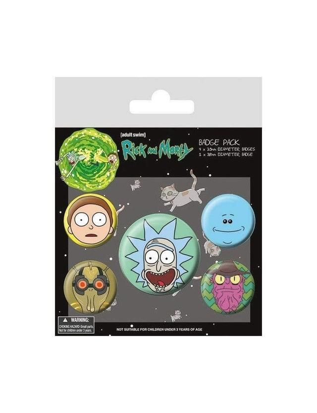 Pyramid International Rick And Morty Pack 5 Heads