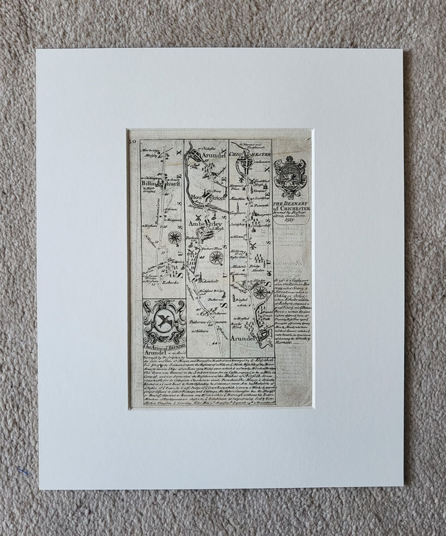 Billingshurst, Arundel, Chichester (strip map)