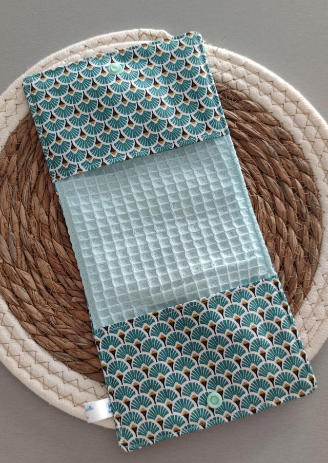 Étui à lingettes vert